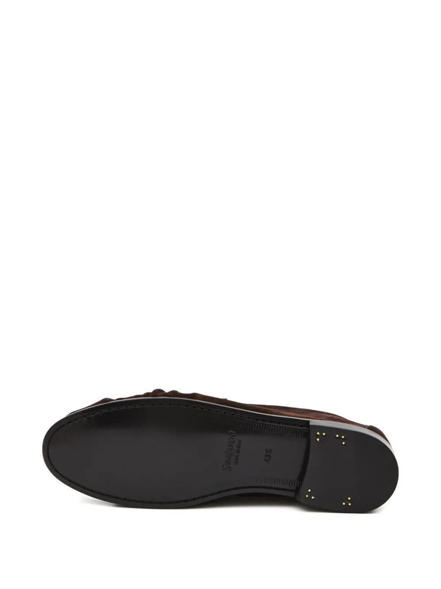 Saint Laurent Le Loafer In Suede Shoes