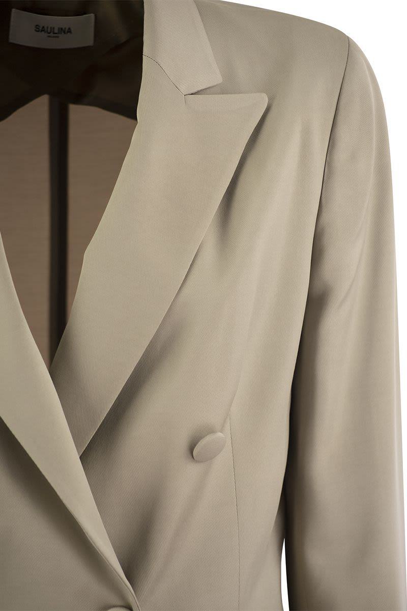 Saulina Anita - Viscose Double-Breasted Blazer