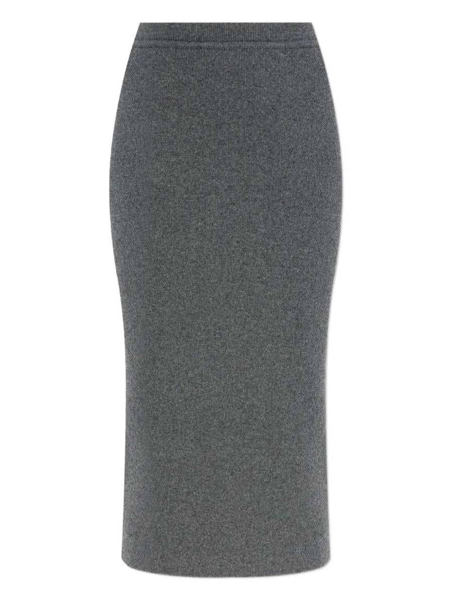Tom Ford Ribbed Cashmere Midi Pencil Skirt Clothing