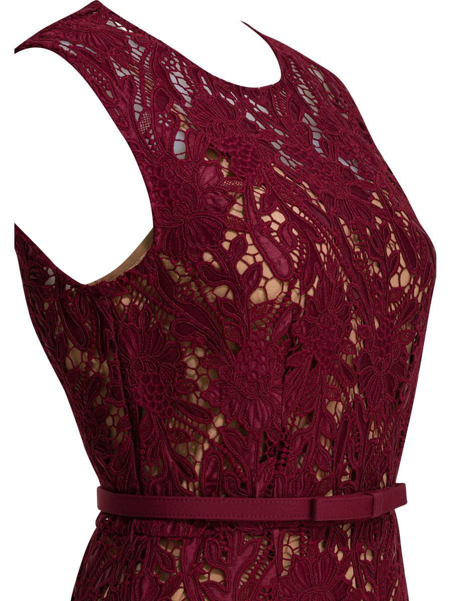 Self-Portrait Lace Sheath Midi Dress