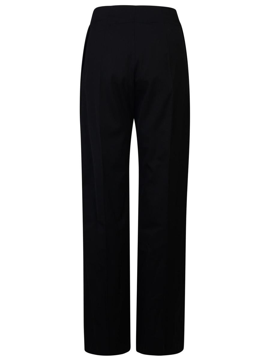 Patou Black Virgin Wool Pants