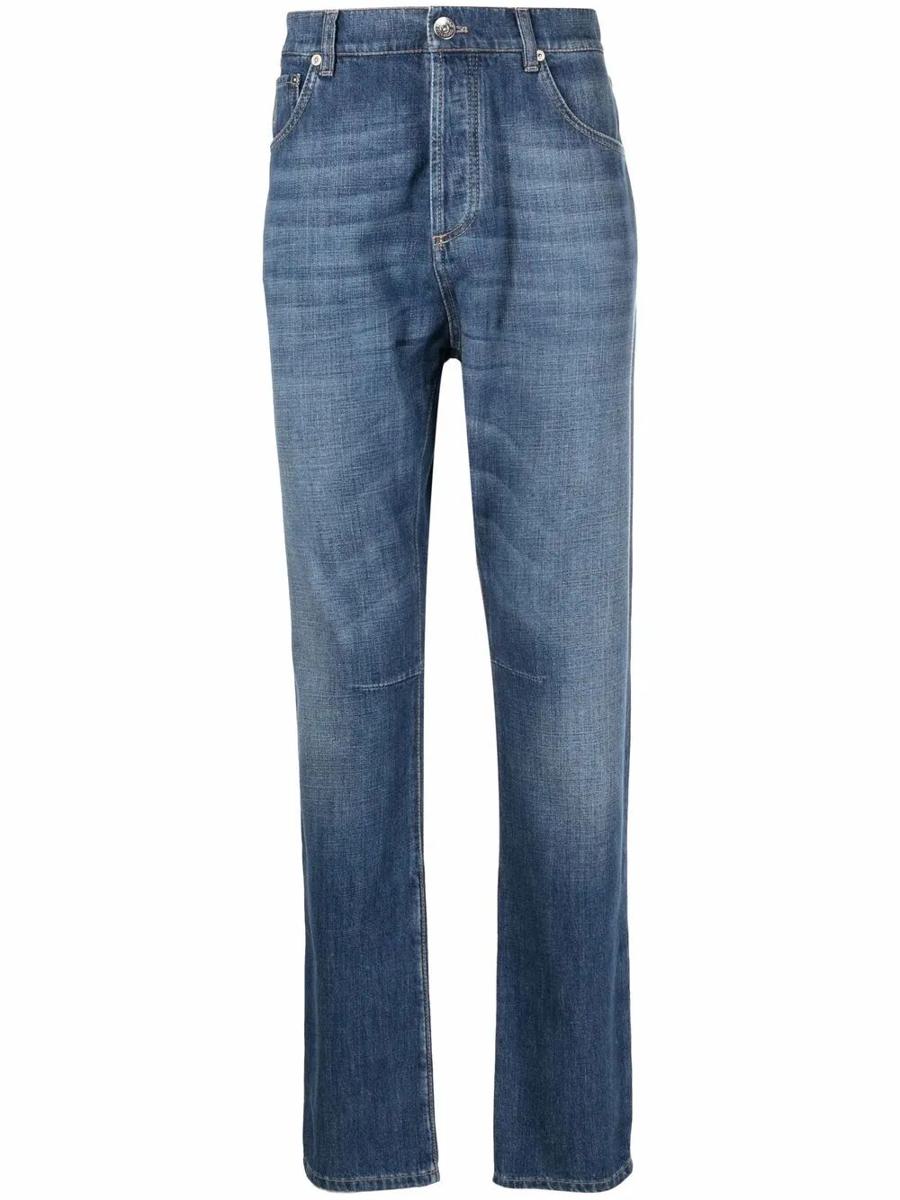 Brunello Cucinelli Regular Denim Trousers Clothing