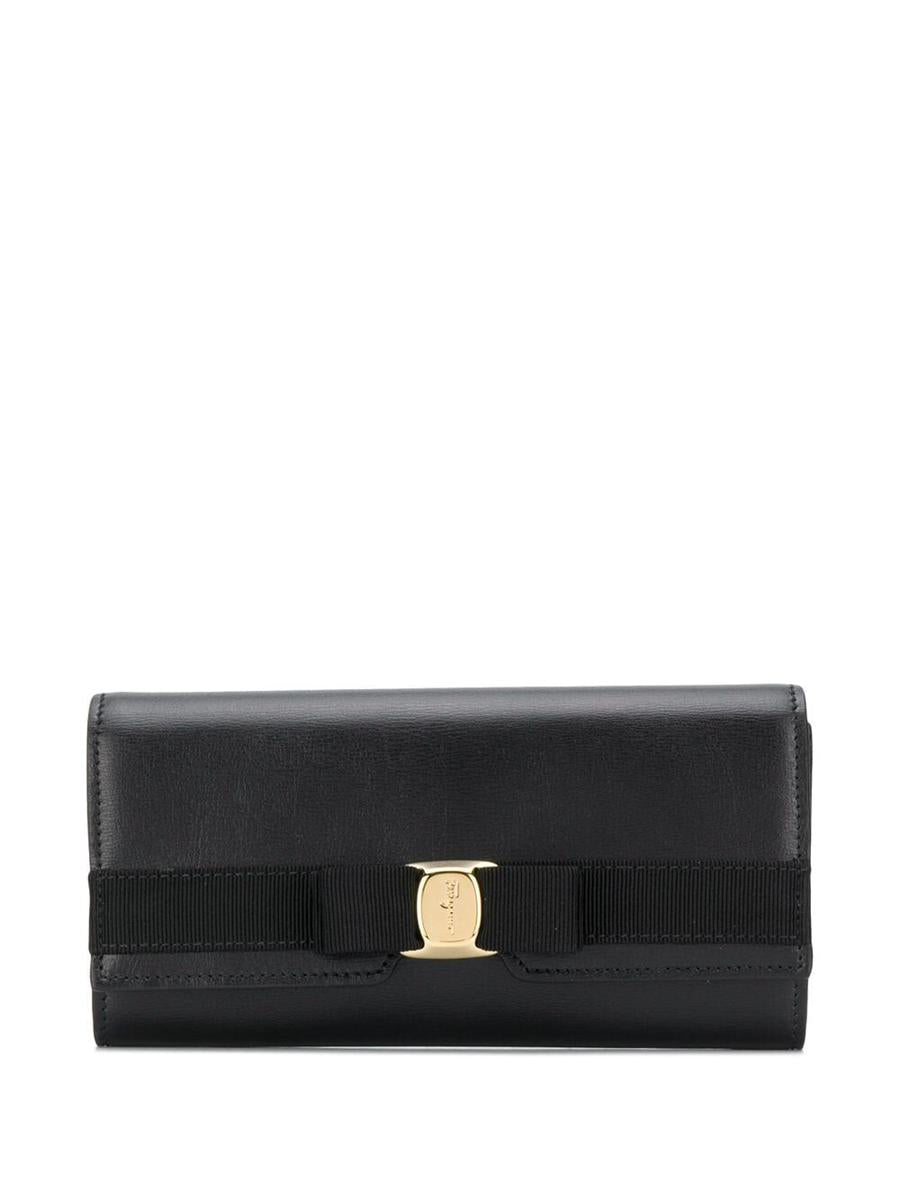 Salvatore Ferragamo Continental Wallet Fiocco Vara Accessories