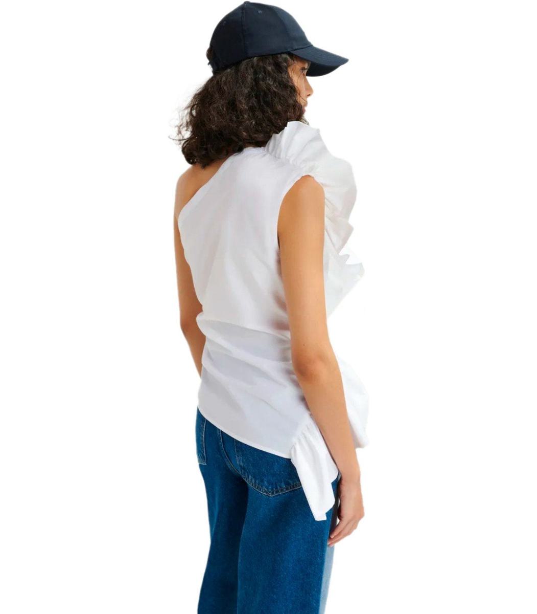 Essentiel Antwerp Haven White Asymmetric Top