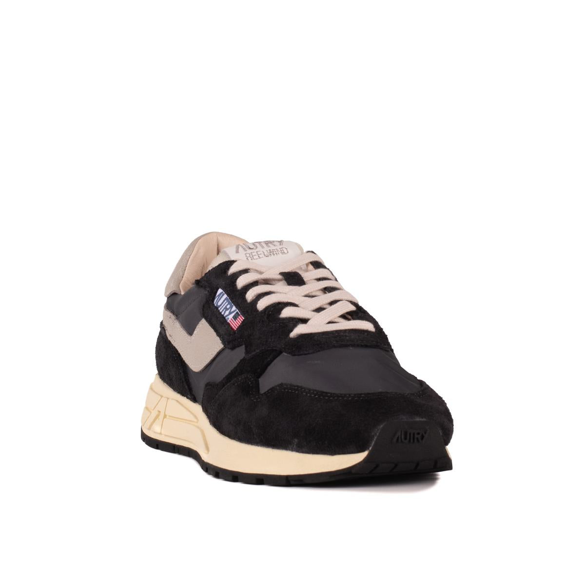 Autry Reelwind Low Nylon And Suede Sneakers