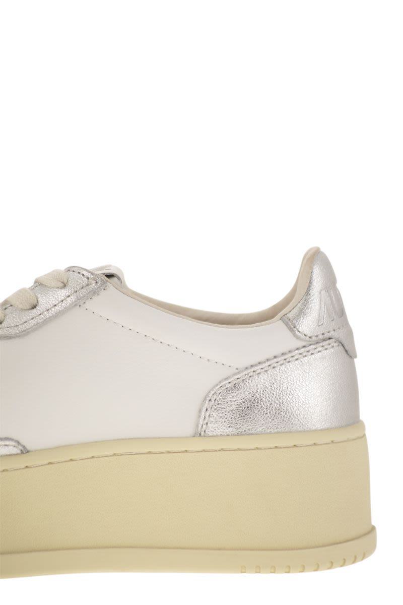 Autry Medalist Platform - Leather Trainers