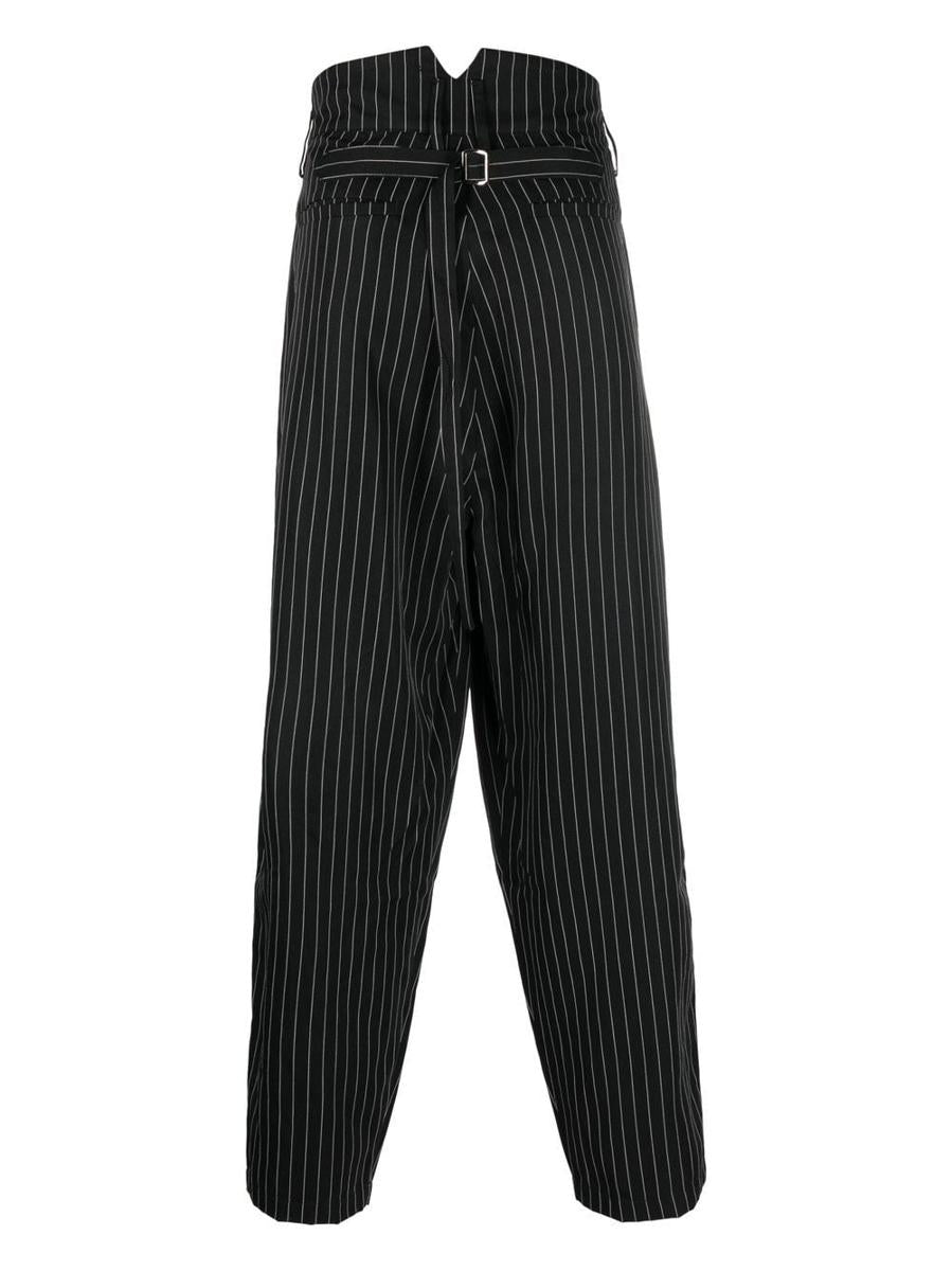 Youths In Balaclava Unisex Pinstripe Trousers Woven Clothing
