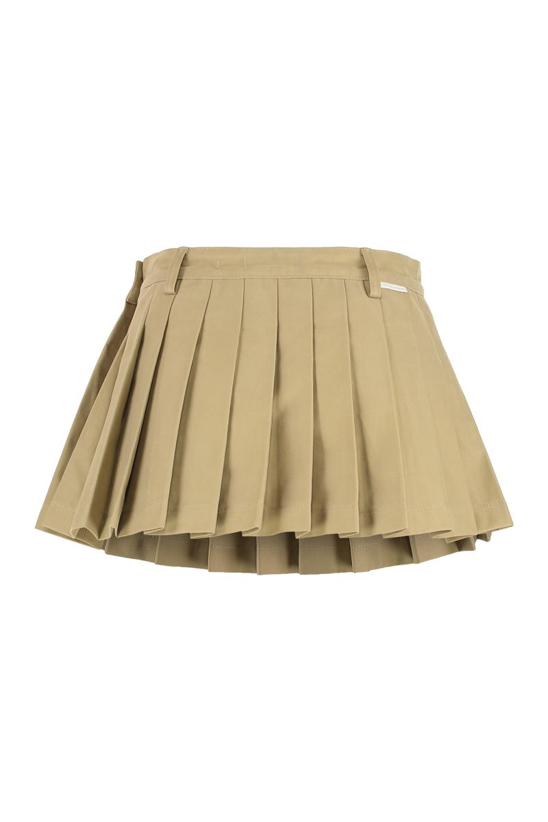 7 For All Mankind Skirt In Pleated Twill