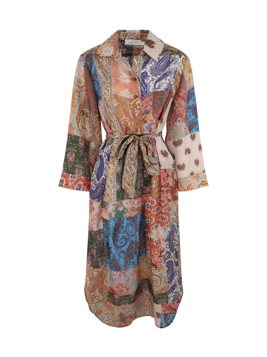 Zimmermann Devi Midi Shirt Dress Clothing