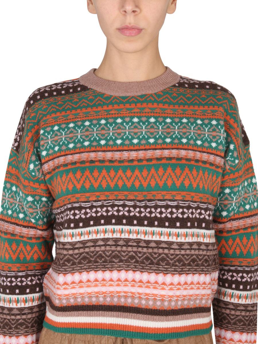 Ballantyne Multicolor Crewneck Sweater