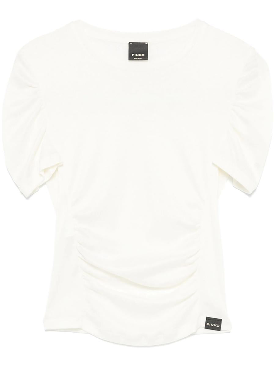 Pinko Martello Ruched-Detailing T-Shirt