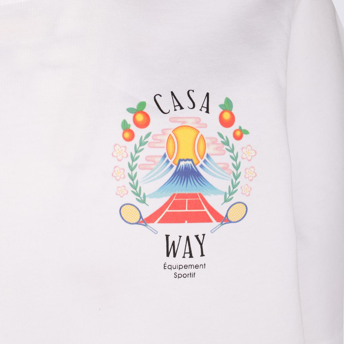 Casablanca White Cotton T-Shirt
