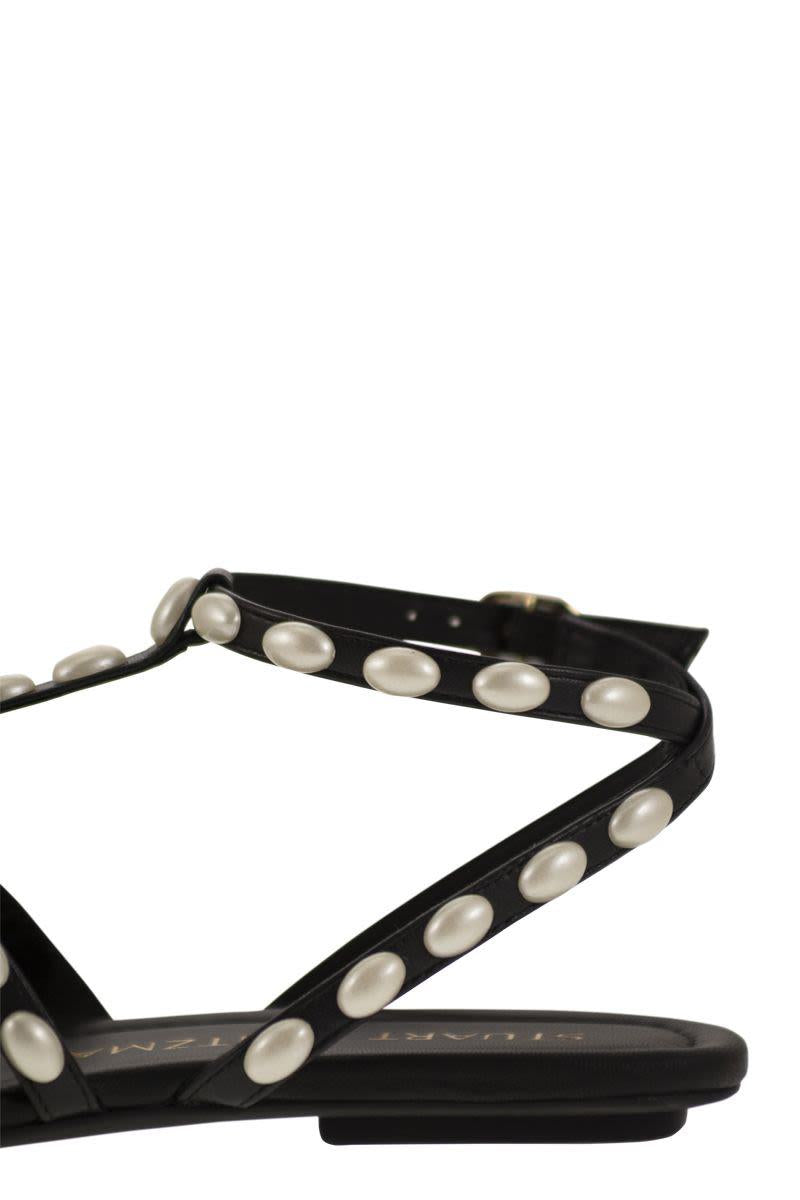 Stuart Weitzman Pearlita - Thong Sandal With Pearls