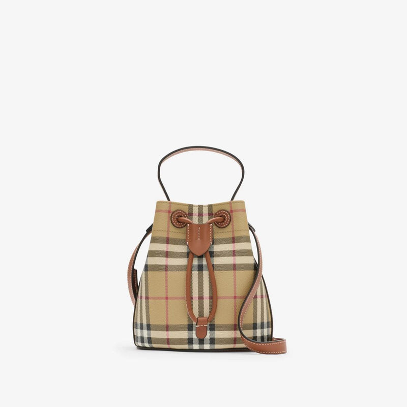 Burberry "Check" Mini Bucket Bag