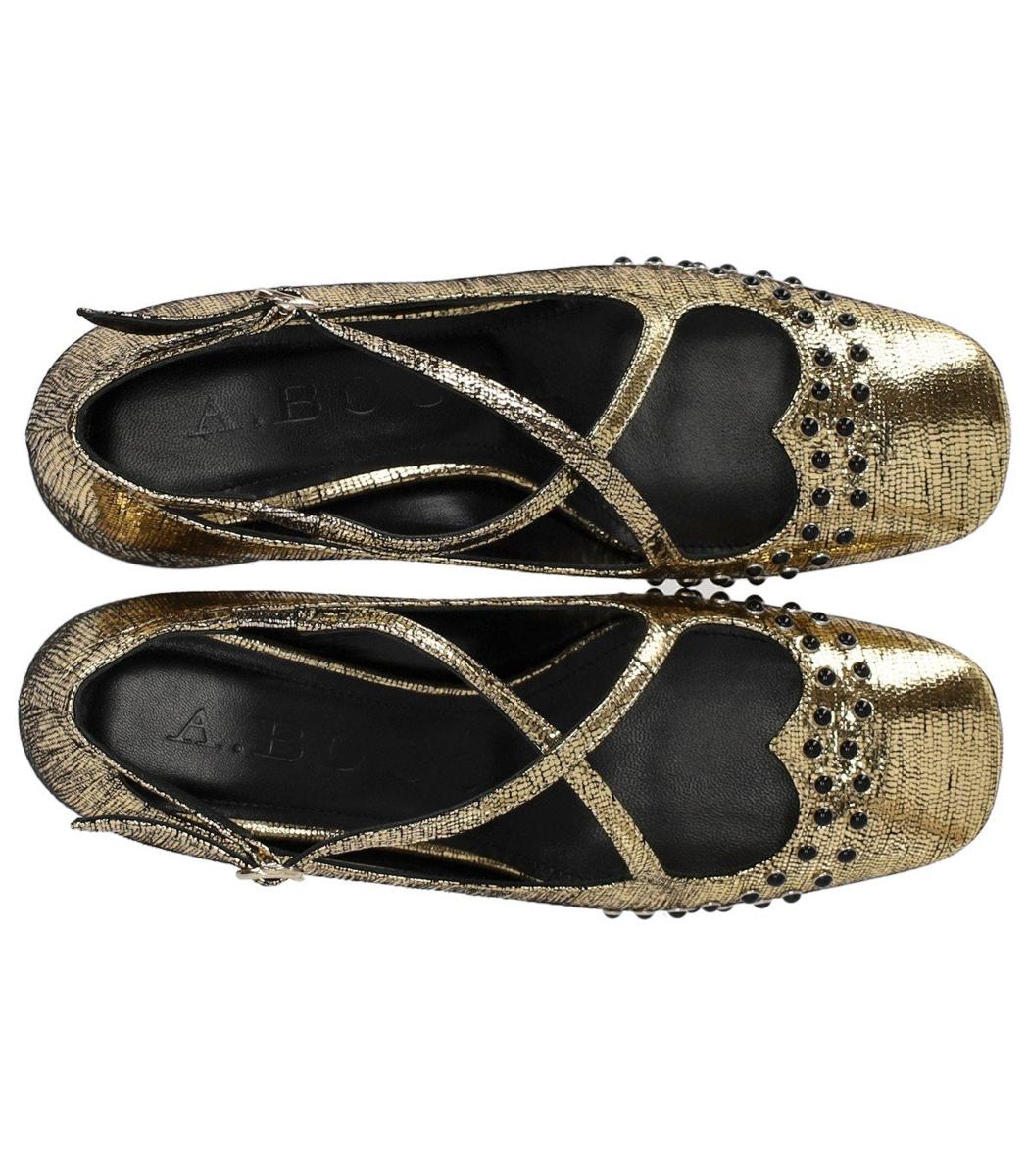 A.Bocca Two For Love Gold Pump