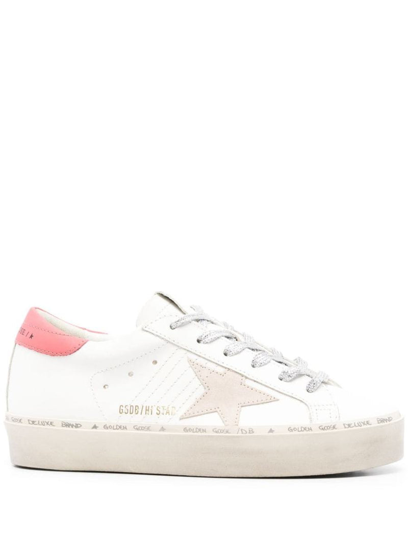 Golden Goose Hi Star Leather Sneakers