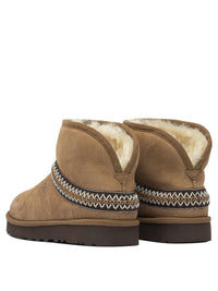 UGG "Classic Mini Crescent" Ankle Boots