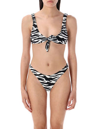 The Attico Zebra Print Bikini
