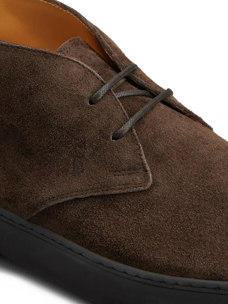 Tod'S Suede Gommino Desert Boots Shoes