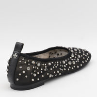 Tory Burch Black Leather Flat