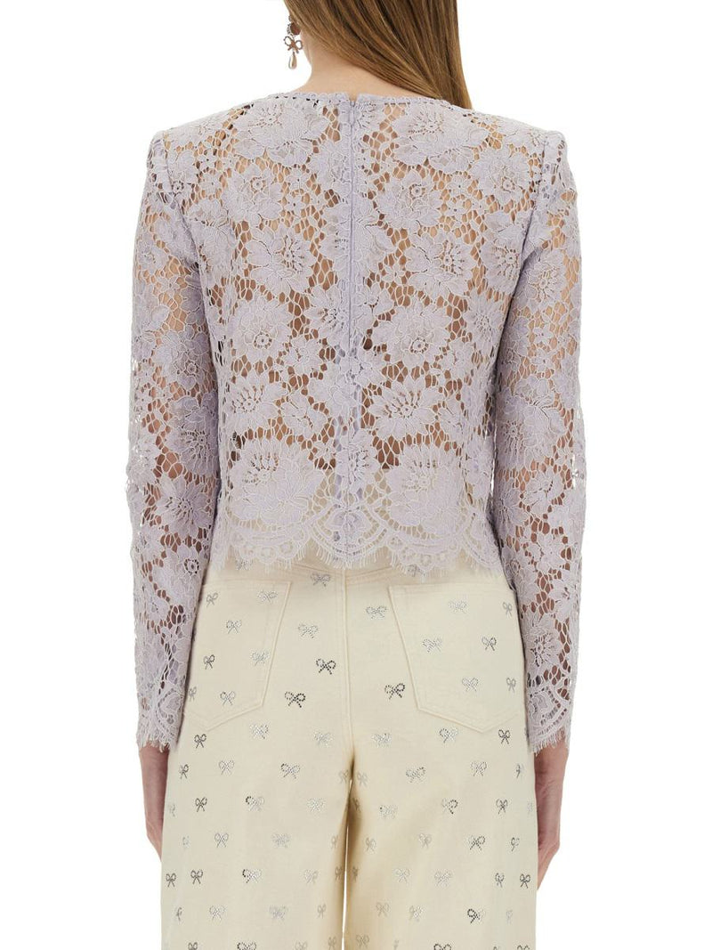 Self-Portrait Lace Top