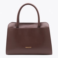 Fabiana Filippi Brown Leather Top Handle Bag