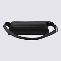 Jil Sander Black Leather Tote Bag