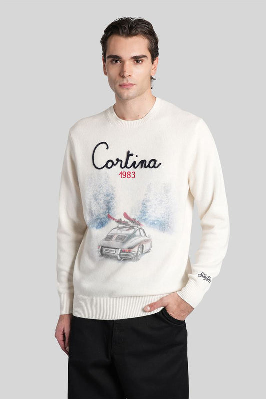 MC2 Saint Barth Heron Print Knitwear