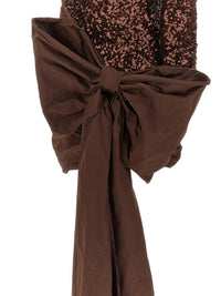 Rotate Birger Christensen 'Sequins Bow Mini' Dress