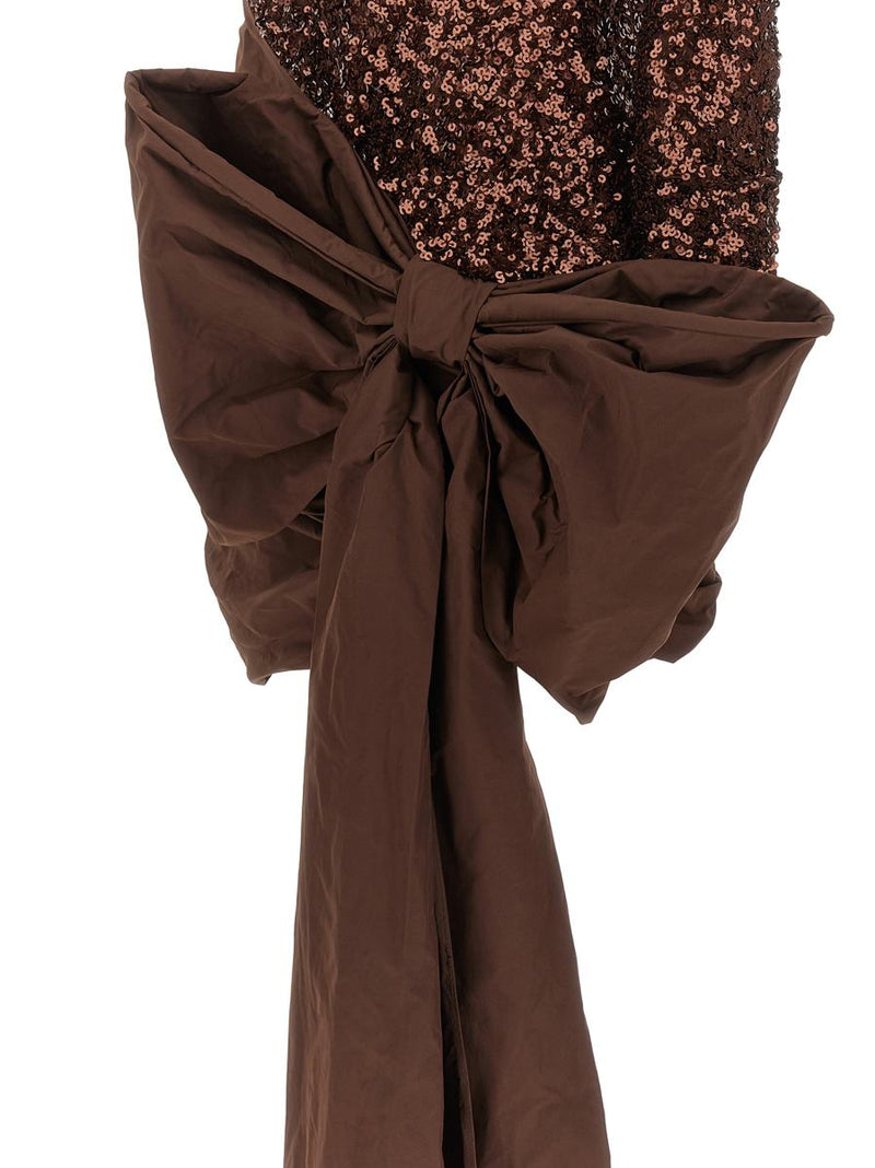 Rotate Birger Christensen 'Sequins Bow Mini' Dress