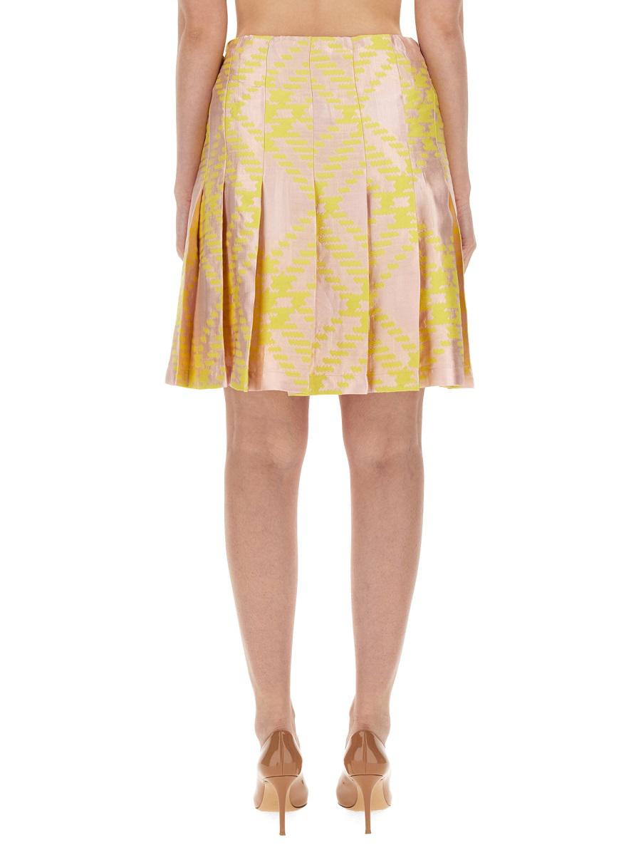 Burberry Check Pattern Skirt