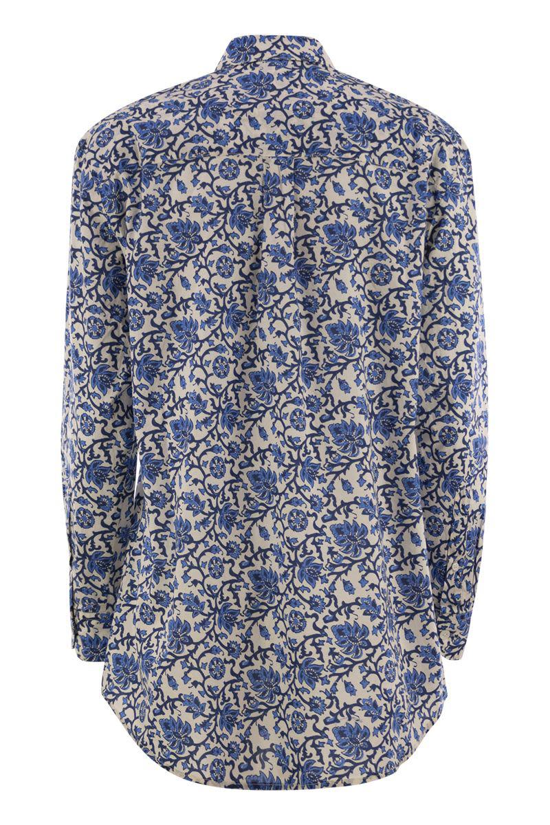 MC2 Saint Barth Brigitte - Shirt With Flower Pattern