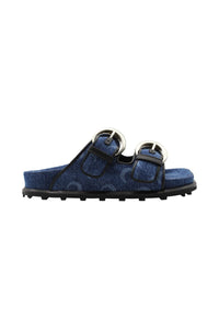 Marine Serre Denim Ms Ground Sandal Shoes