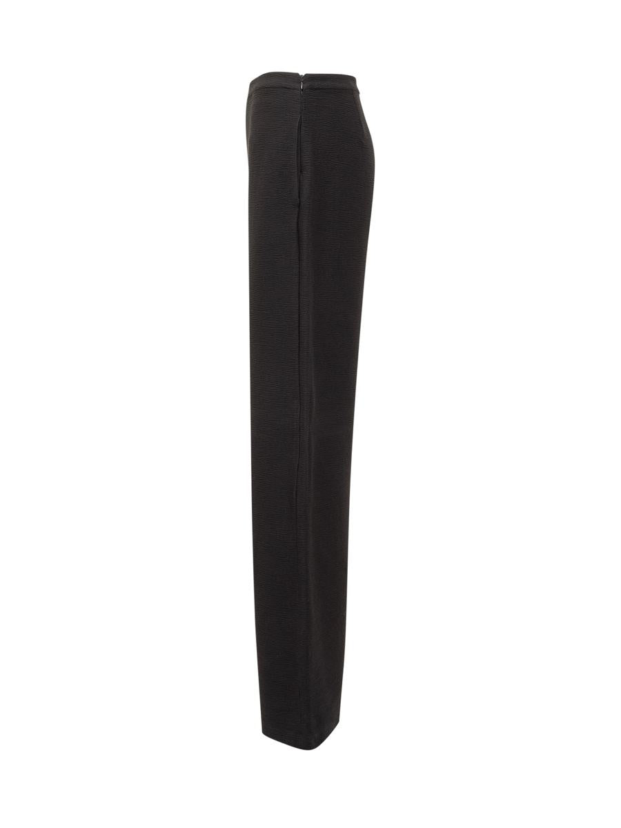 Emporio Armani Exterior Women'S Black Wide Leg Trousers