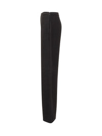 Emporio Armani Exterior Women'S Black Wide Leg Trousers