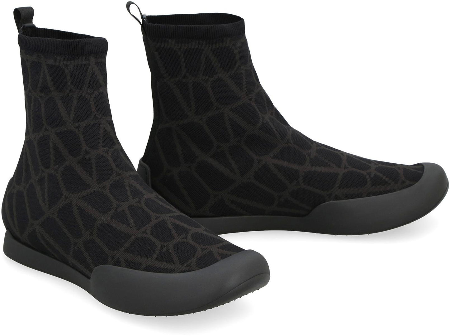 Valentino Garavani Cityshore High-Top Fabric Sneakers