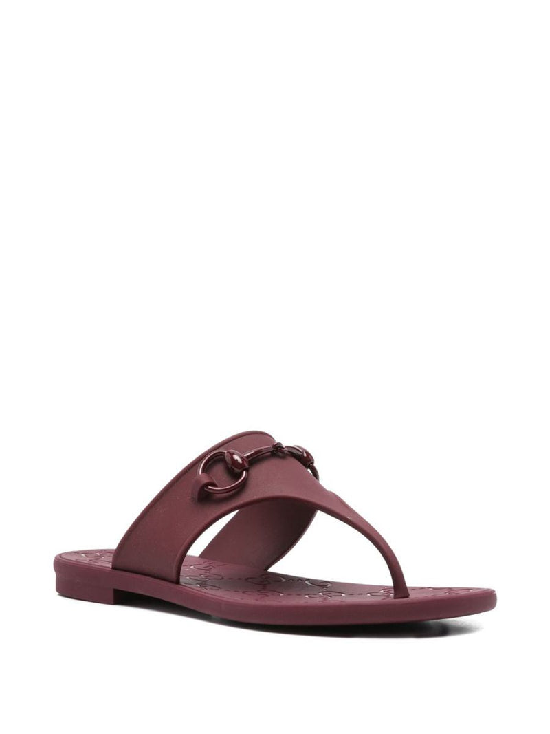 Gucci Horsebit Thong Sandals