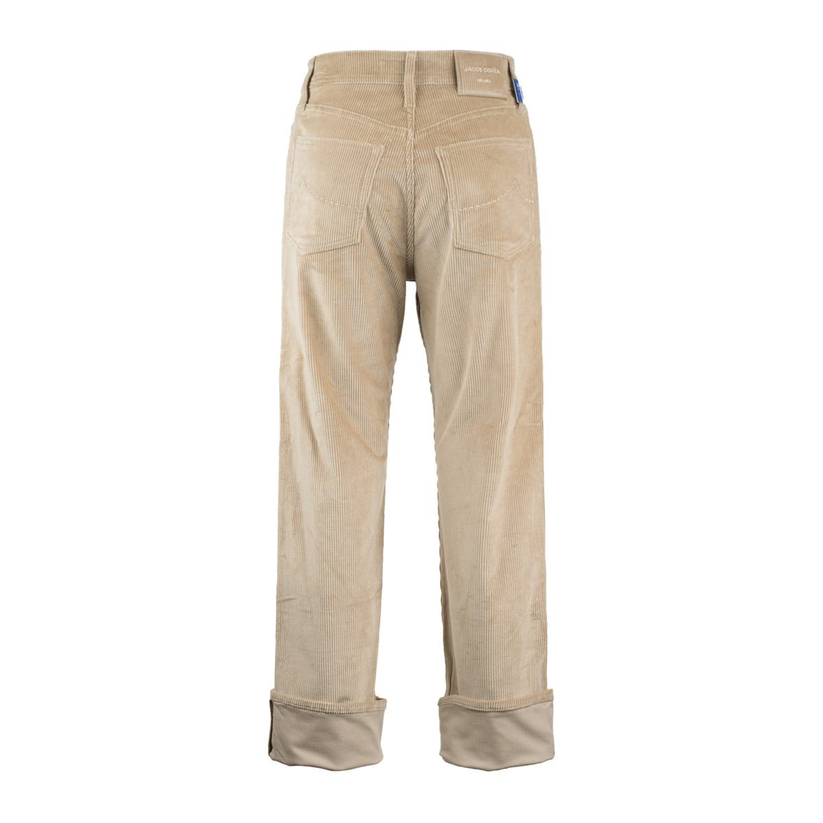 Jacob Cohen Beige Corduroy Pants