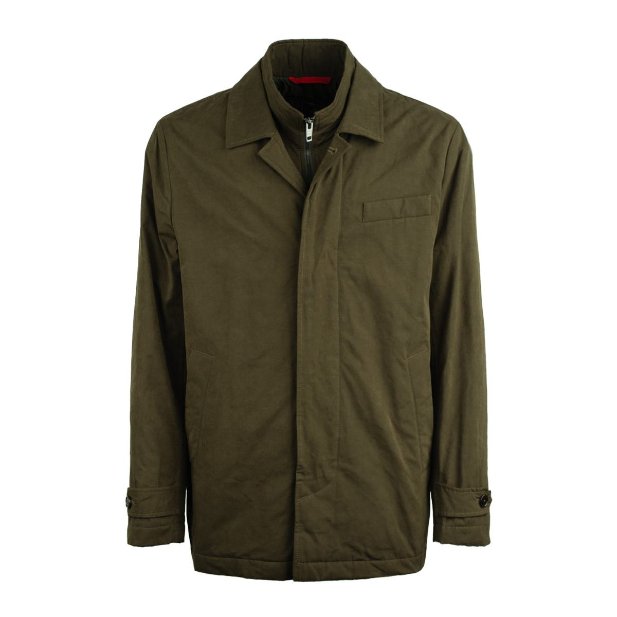 Fay Green Padded Morning Coat