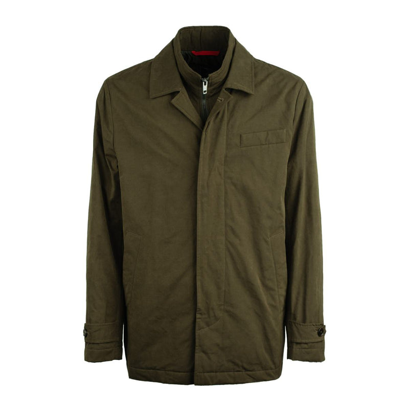 Fay Green Padded Morning Coat