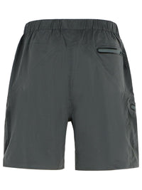 Alpha Industries Grey Polyester Bermuda Shorts