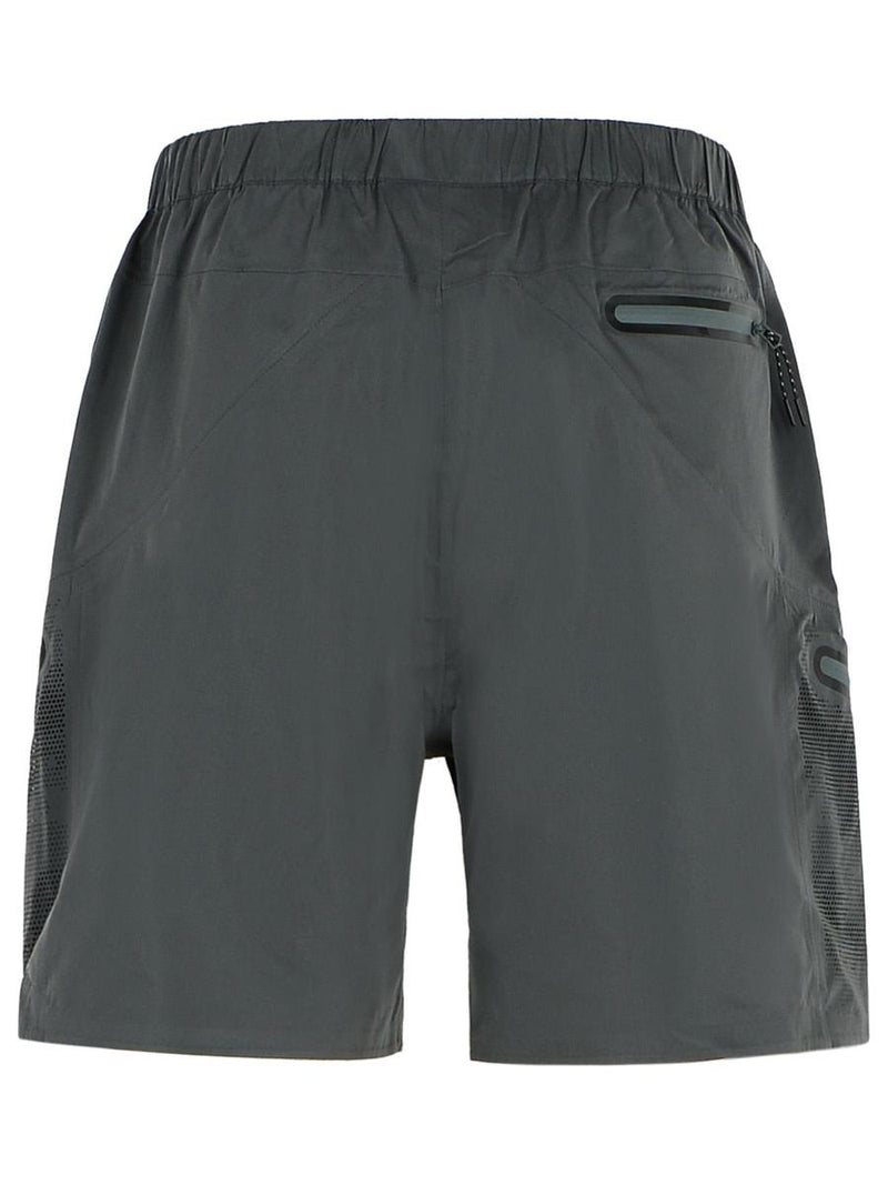 Alpha Industries Grey Polyester Bermuda Shorts