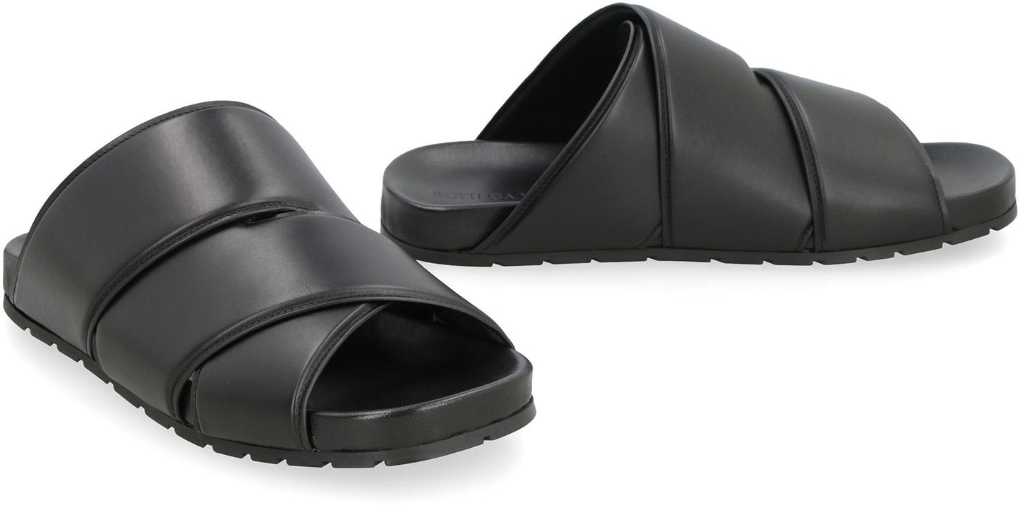 Bottega Veneta Bridge Leather Mules