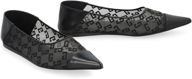 Givenchy 4G Pointy-Toe Ballet Flats
