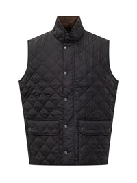 Barbour Barbour Black Quilted Vest With Pockets
