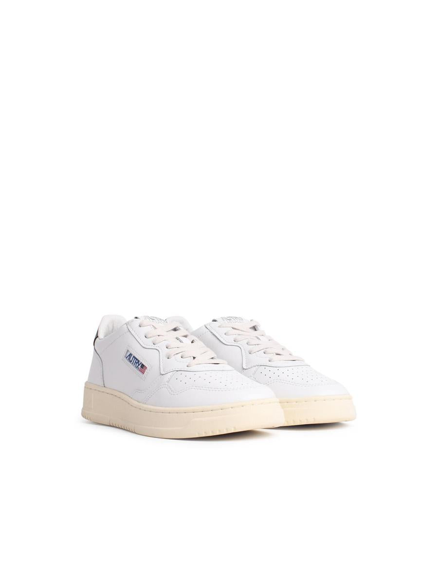 Autry 'Medialist' White Leather Sneakers