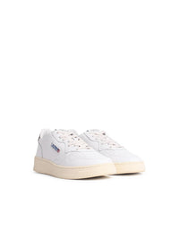 Autry 'Medialist' White Leather Sneakers