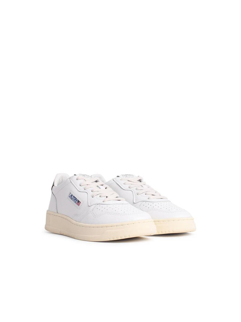 Autry 'Medialist' White Leather Sneakers