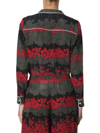 Red Valentino Shirt With Dreaming Peony Print
