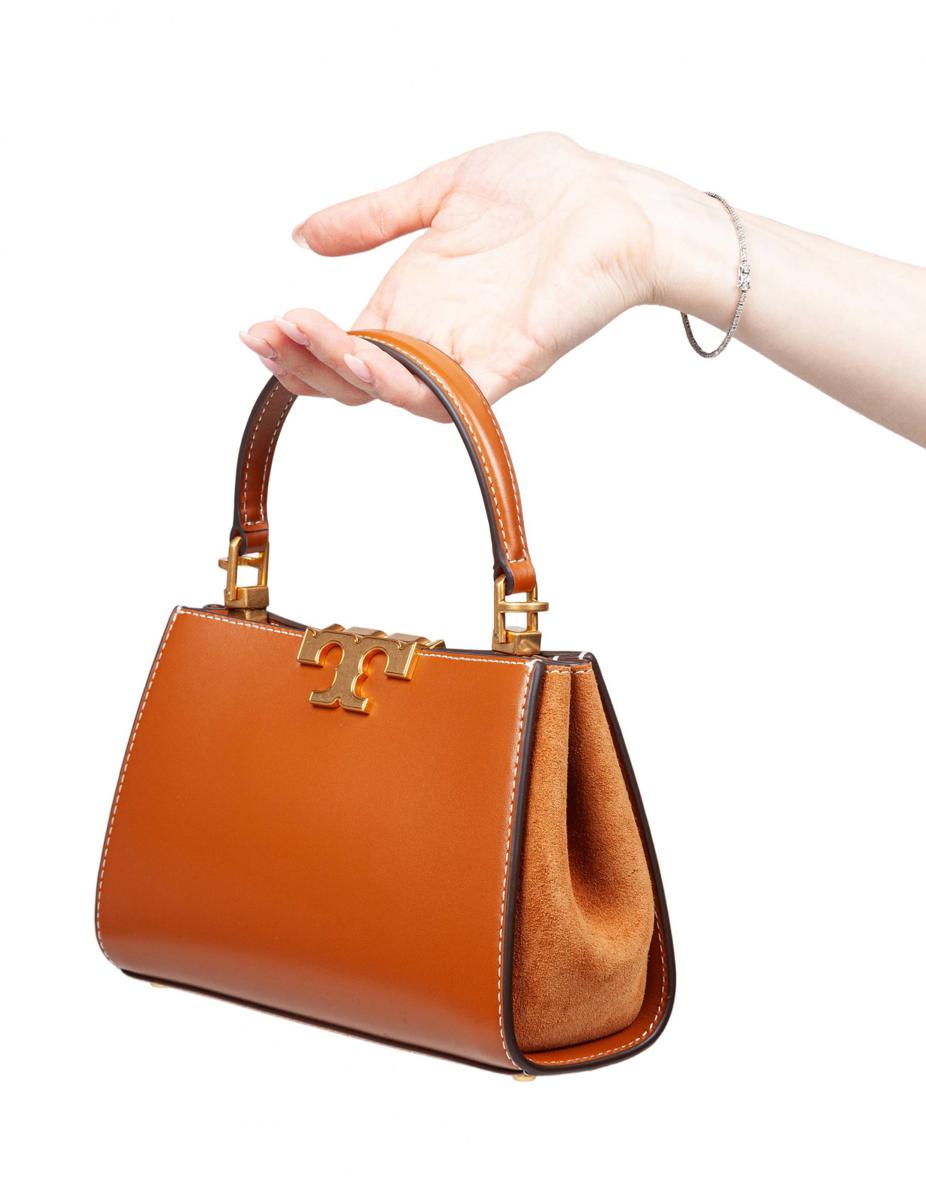 Tory Burch Mini Smooth Leather Satchel